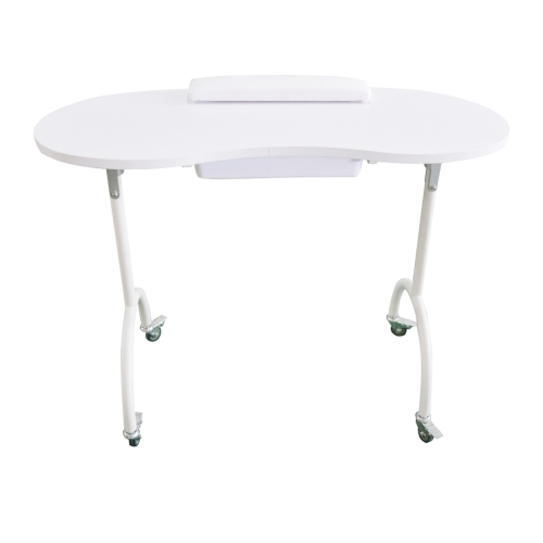 Portable manicure table with drawer
