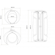 Hapro Proline 28 V Intensive White Special - Solarium vertical Domestic solariums