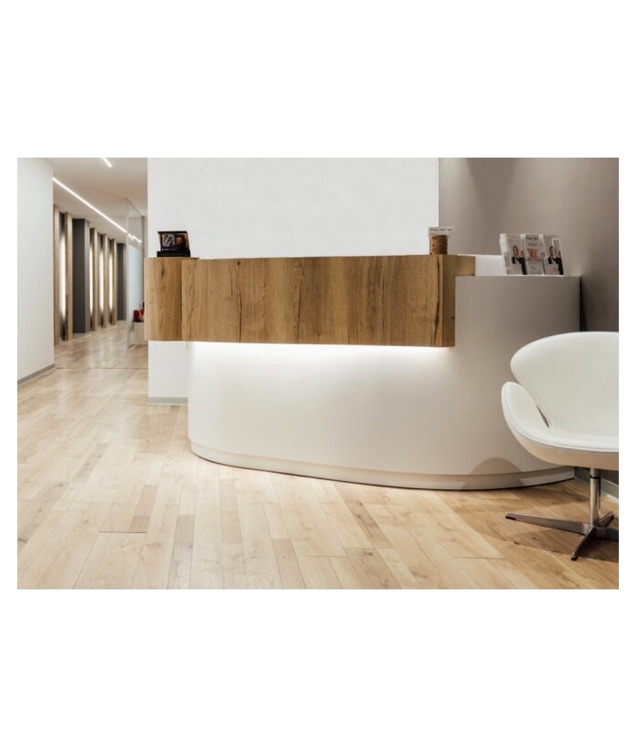 Ovaler Empfang Solid Surface-Design - -Design-Möbel